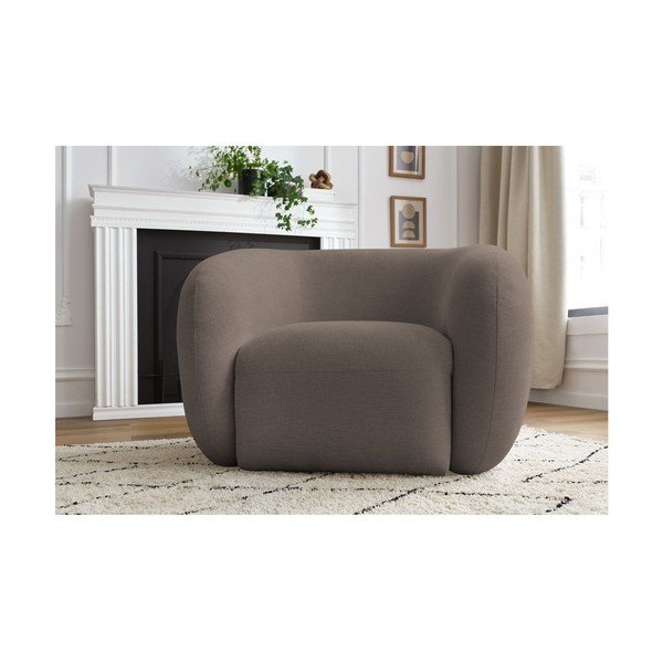 Светлокафяво кресло Celine – Bobochic Paris-image-1