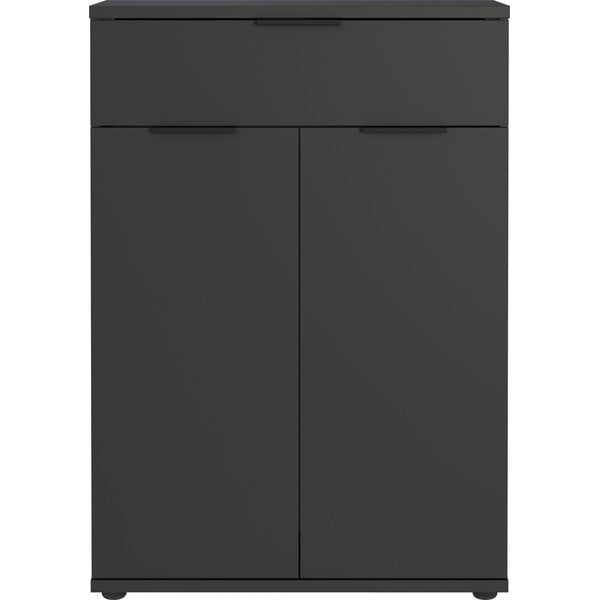 Антрацитен шкаф за обувки с чекмеджета Stanton - Germania-image-2