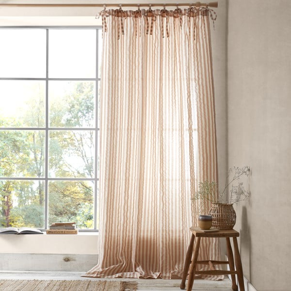 Завеса теракотена 140x183 cm Zanzibar Stripe – Pineapple Elephant-image-1