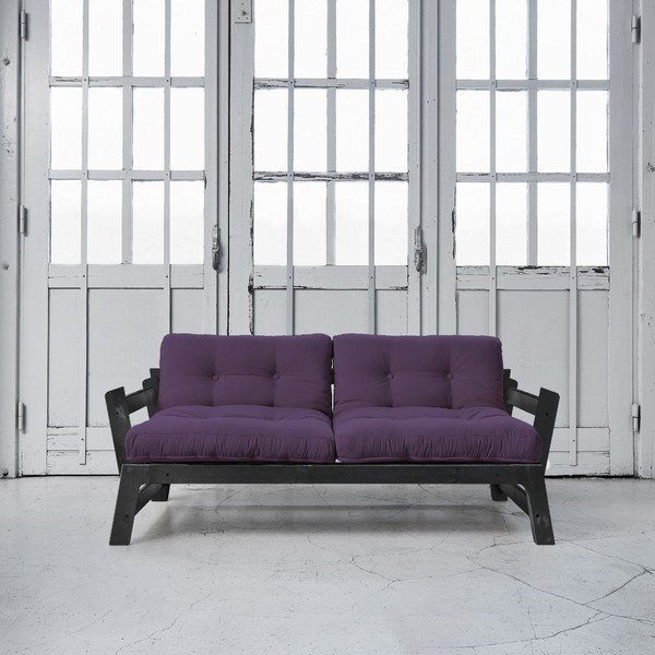 Rozkládací pohovka Karup Step Black/Purple-image-1