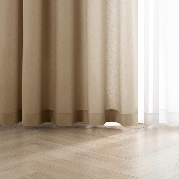Бежово dimout перде 140x250 cm Calisto – Filumi-image-3