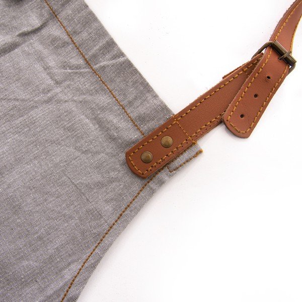 Престилка от памук и кожа Denim - Orion-image-3