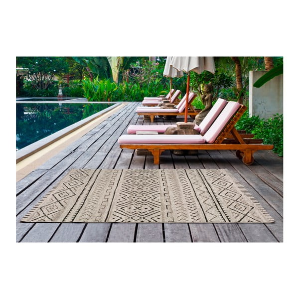 Сиво-бежов килим за открито Grey Garro, 80 x 150 cm Libra - Universal-image-2