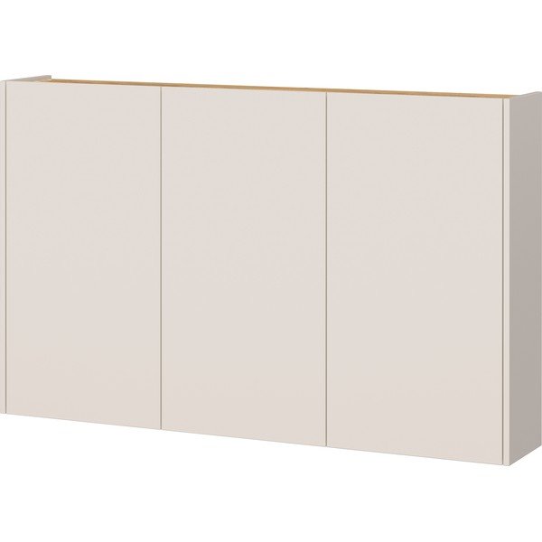 Кремаво шкафче с дъбов декор 138x87x25 cm Libbiano – Germania