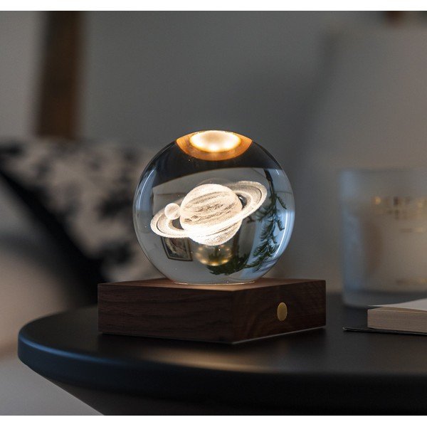 Тъмнокафява светлинна декорация с USB Amber – Gingko-image-1