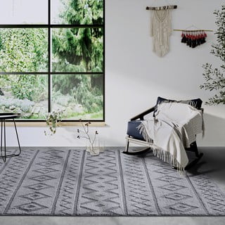 Сив килим 120x170 cm Itinerance Light Grey – Elle Decoration