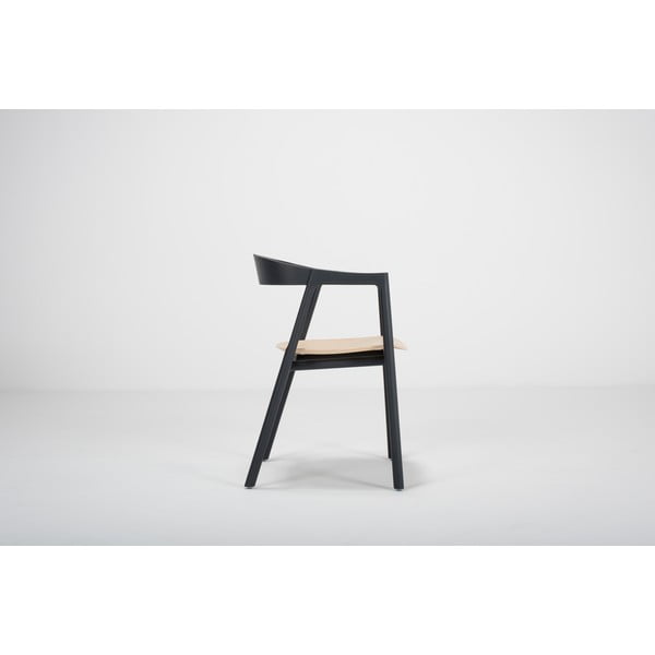 Стол за хранене от черен дъб Muna - Gazzda-image-4