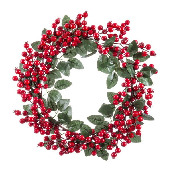 Коледен венец ø 45 cm Holly Leaves – Casa Selección