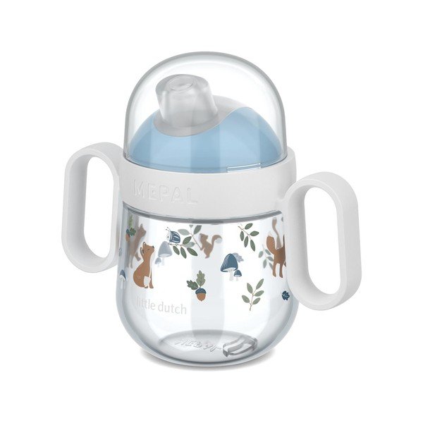 Светлосиня пластмасова детска чаша 200 ml Forest Friends – Mepal