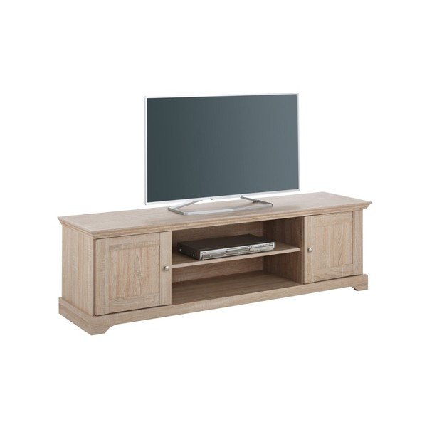 Širší dřevěný TV stolek Støraa Anika-image-2