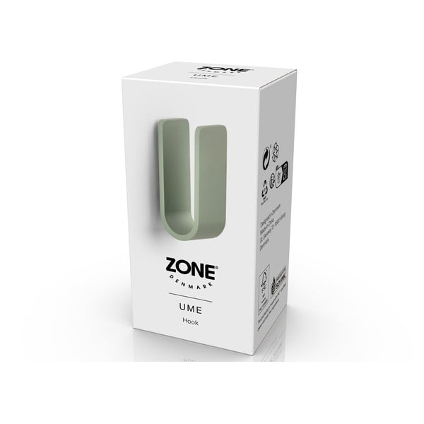 Сиво-зелена стенна метална кука Ume – Zone-image-2