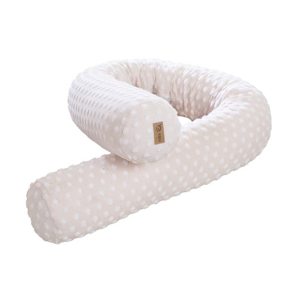 Бежов калъф за матрак за детско легло със смес от памук 170 cm Frosty Almond – Roba