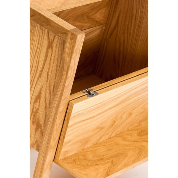 Шкаф за вино от дъбова дървесина в естествен цвят 59x60 cm NewEst - Woodman-image-1