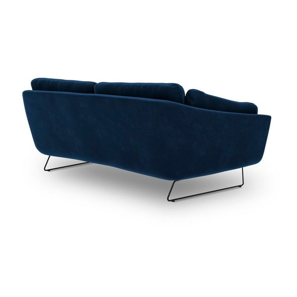 Кралско син диван с кадифена покривка Gravity - Windsor & Co Sofas-image-3