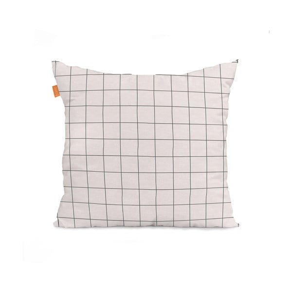 Комплект от 2 памучни калъфки за възглавници Tartan - Blanc-image-3