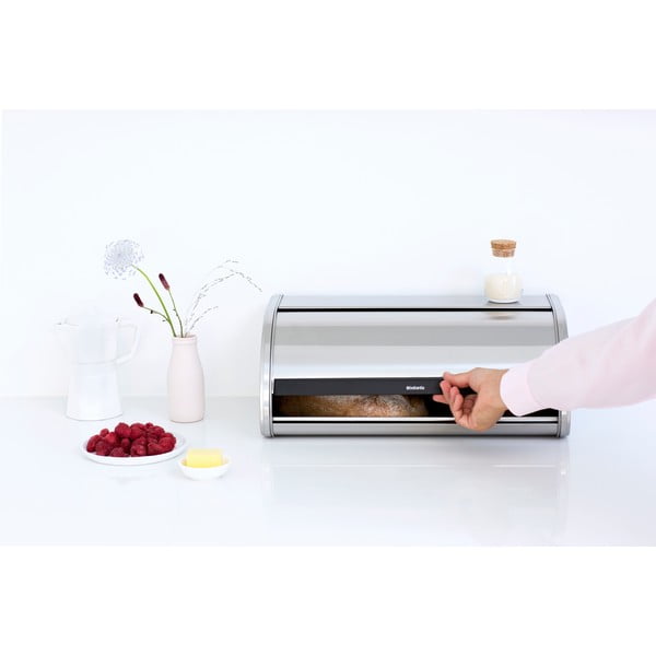 Стоманена кутия за хляб Roll Top – Brabantia-image-1