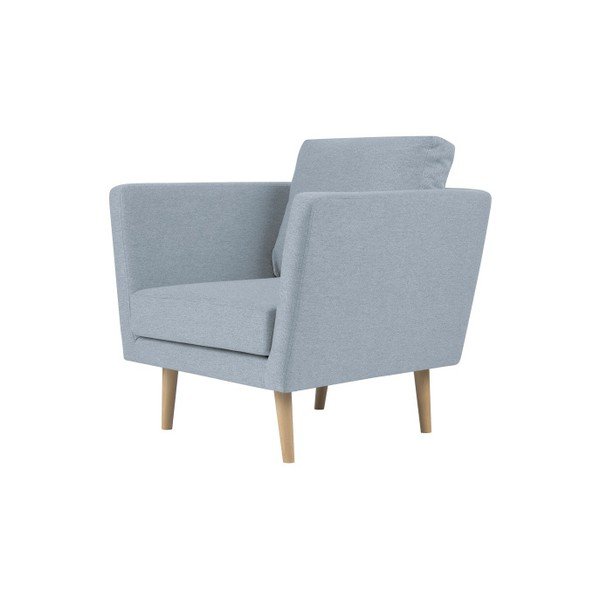 Světle modré křeslo Mazzini Sofas Cactus-image-2