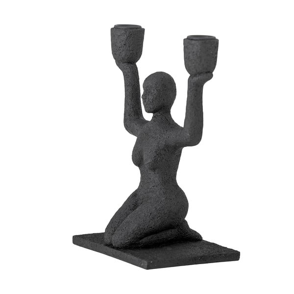 Свещник от полирезин Lucie - Bloomingville-image-3