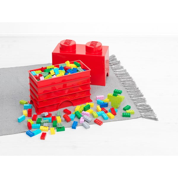 Червена двойна кутия за съхранение - LEGO®-image-3