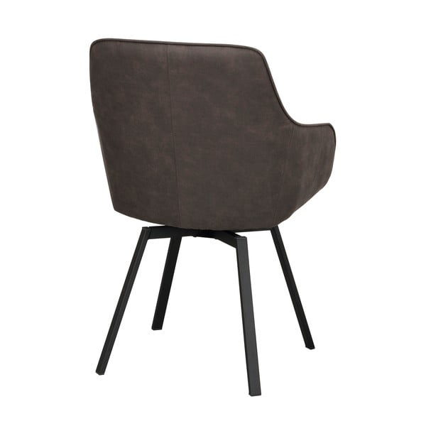 Сиви тапицирани трапезни столове в комплект 2 бр. Alison – Rowico-image-4