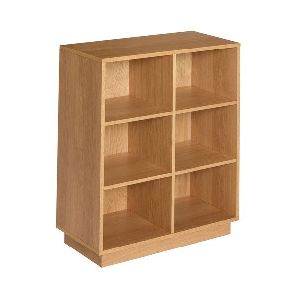 Библиотека от декор от дъб  в естествен цвят 80x95x30 cm Disco – Hübsch