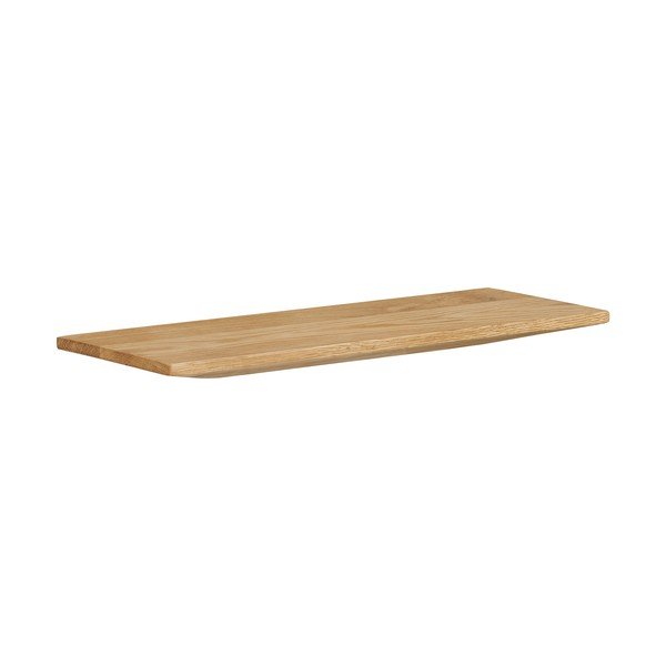Стенен рафт от масивен дъб в светло естествен цвят 42,5 cm Calcata – House Nordic