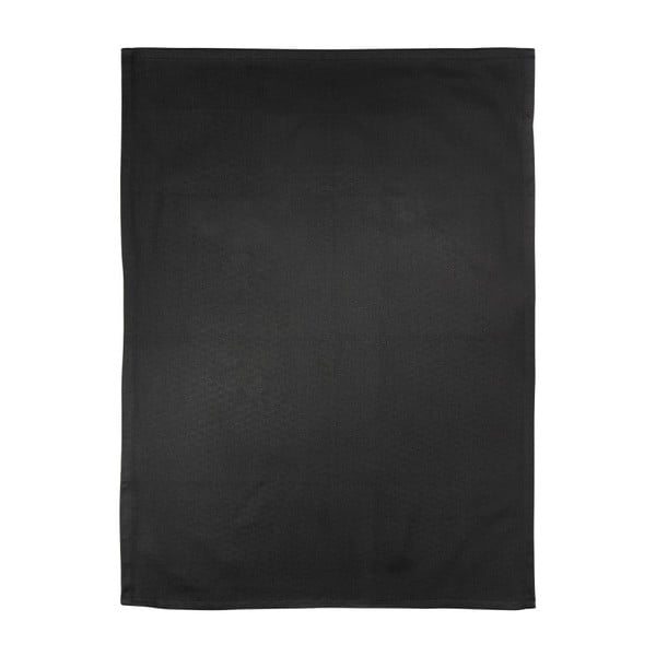 Черна кухненска кърпа Chaos, 70 x 50 cm - Zone