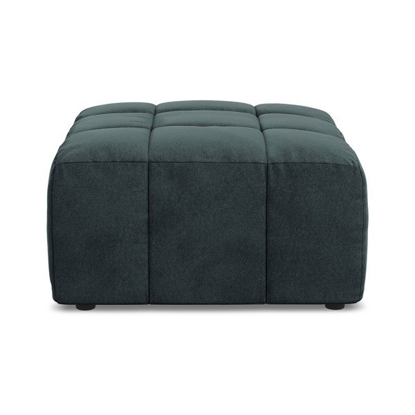 Синя кадифена табуретка Aloha – Makamii