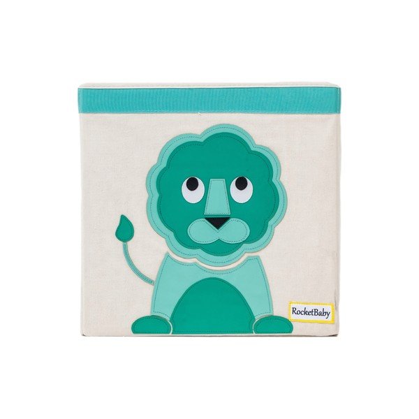 Детска кутия за съхранение от плат Eddy the Lion - Rocket Baby-image-2
