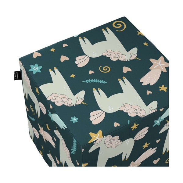 Син бебешки пуф Magic - Yellow Tipi-image-1