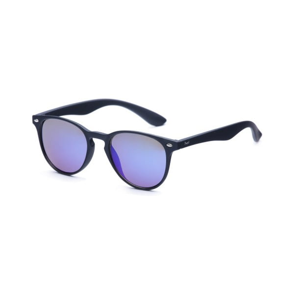 Sluneční brýle s černými obroučkami a modrými skly David LocCo Globetrotter Snazzy