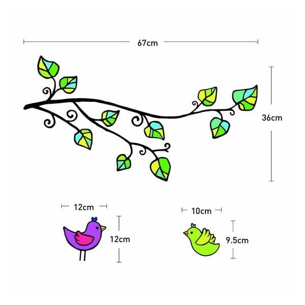 Птици и сърца Комплект стикери - Ambiance-image-2