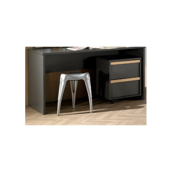 Тъмносиво детско шкафче 48x60 cm London – Vipack-image-2