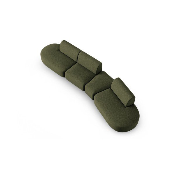 Зелен диван 412 cm Shane - Micadoni Home-image-2