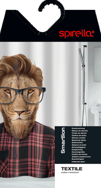 Завеса за душ 180x200 cm Smartlion – Spirella-image-2