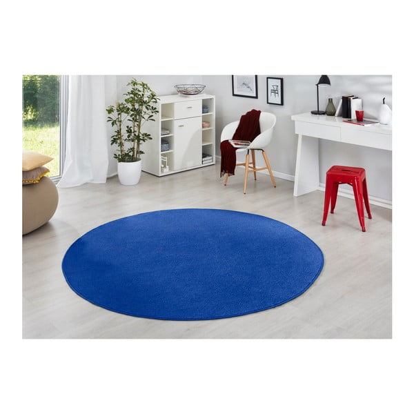 Син килим , ⌀ 200 cm - Hanse Home-image-3