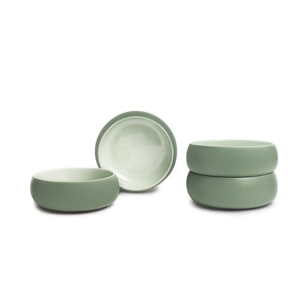 Зелени глинени купички в комплект 4 бр. за супа/рамен 1 l Aura Vira – Bonami Selection