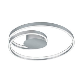 Сиво LED осветително тяло за таван с гласово управление/ управление чрез мобилно приложение с метален абажур Ciola – CINQUE