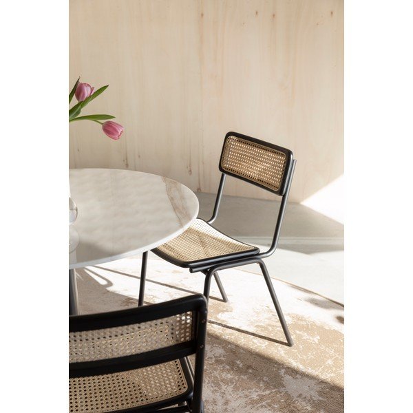 Черни ратанови столове за хранене в комплект от 2 Jort - Zuiver-image-1