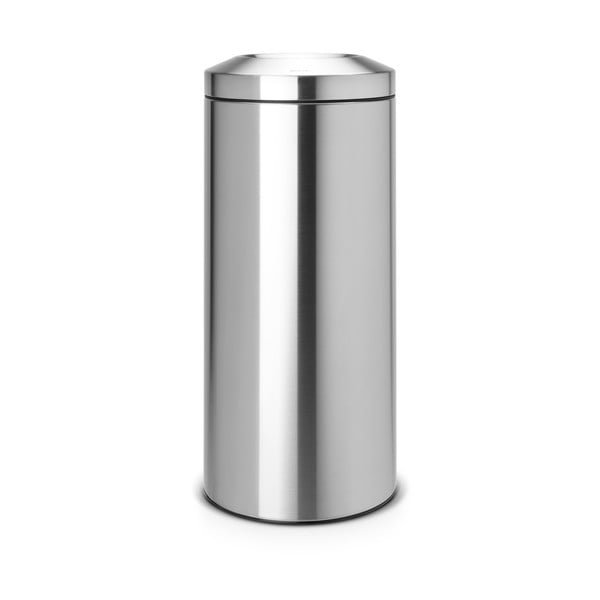 Матово-сребристо стоманено кошче за боклук 30 l Flame Guard – Brabantia-image-3