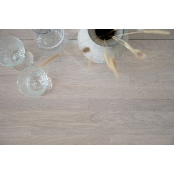 Светъл дъбов плот за удължаване на сгъваемата дъбова маса за хранене Filippa - Rowico-image-2