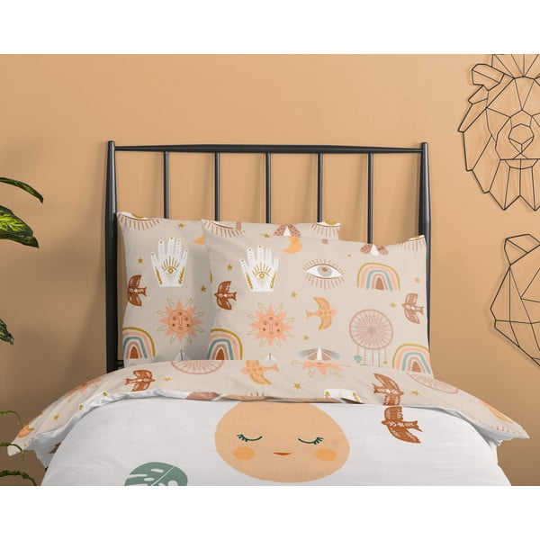 Памучно детско спално бельо за единично легло 140x200 cm - Good Morning-image-2