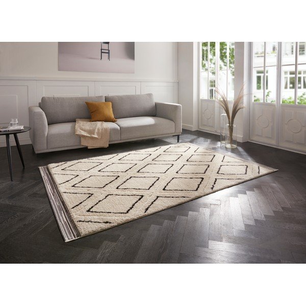 Кремав и бял килим , 160 x 230 cm Norwalk Colin - Mint Rugs-image-1