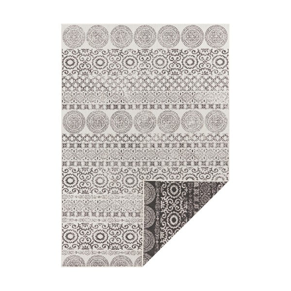 Кафяв и бял килим на открито Кръг, 160 x 230 - Ragami