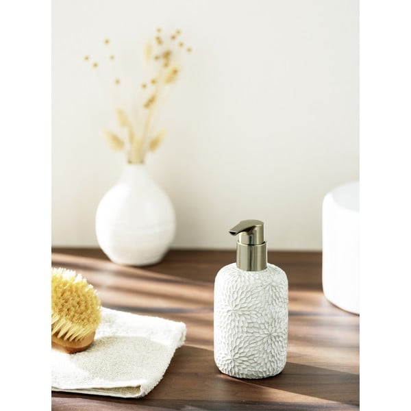 Бял диспенсер за сапун от полиресин 300 ml Montalfano – Wenko-image-1