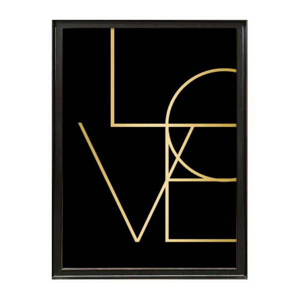 Plakát v rámu Deluxe Love, 70 x 50 cm