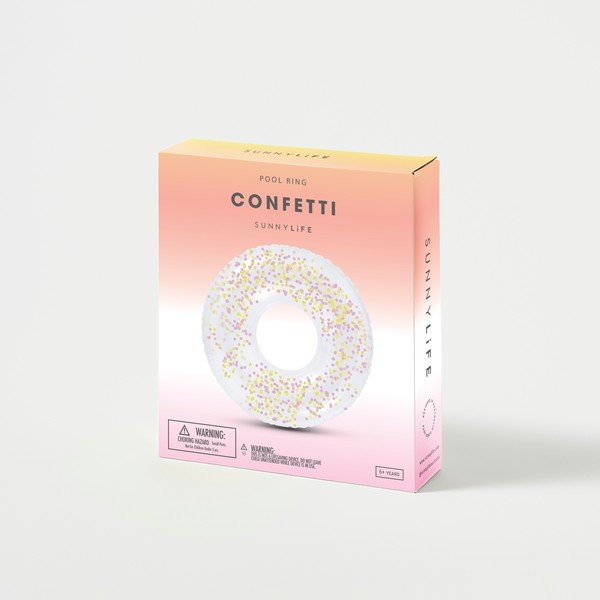 Надуваем пръстен , ø 110 cm Confetti - Sunnylife-image-4