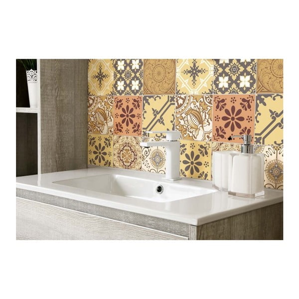 Комплект от 9 стикера за къщички, 10 x 10 cm Baroque - Ambiance-image-3