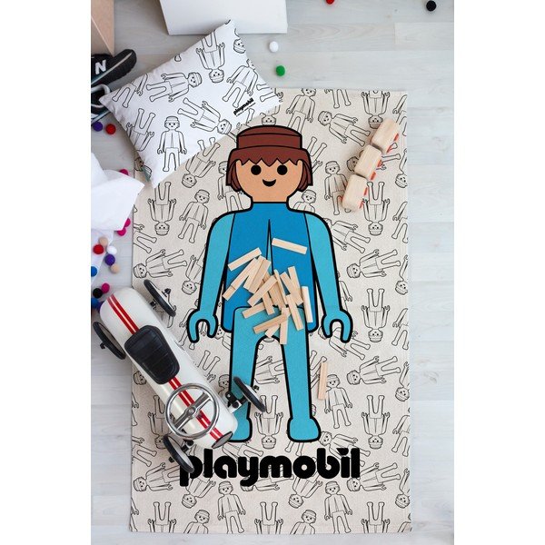 Детски килим със смес от памук 90x137 cm Everywhere – Playmobil-image-1