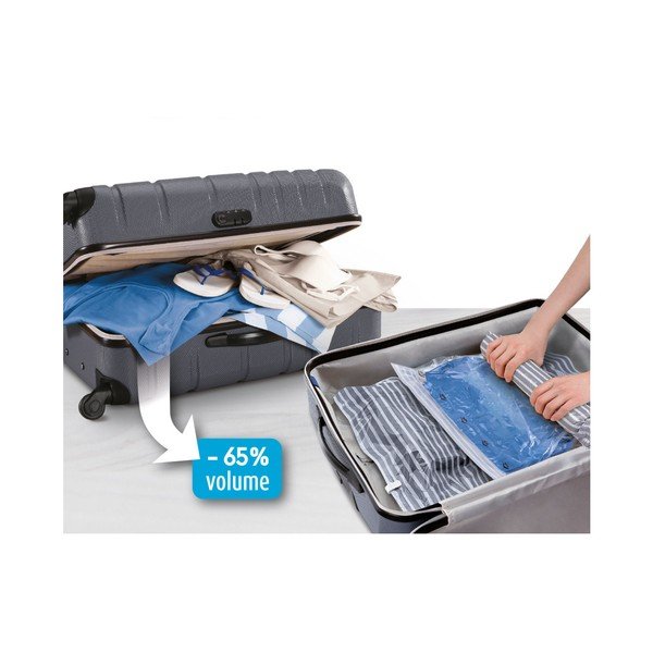 Комплект от 2 пътни вакуумни торбички за пътуване - Domopak-image-1